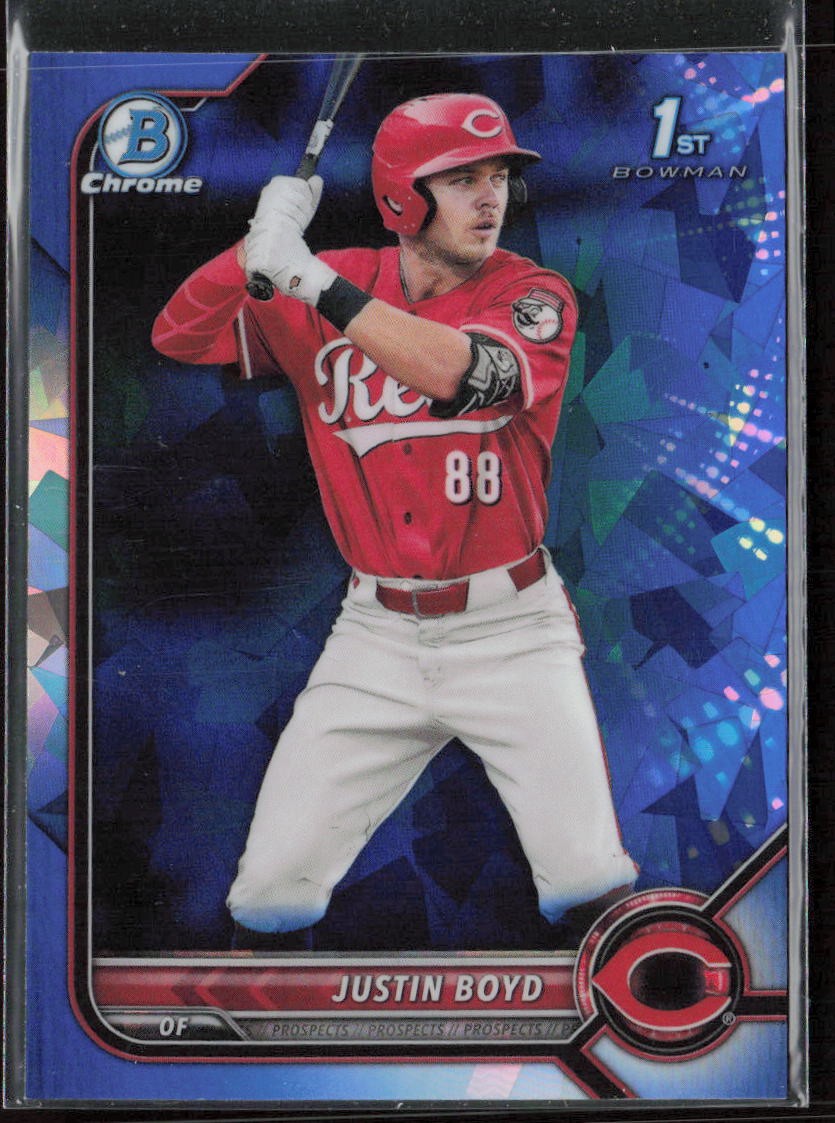 2022 Bowman Draft Sapphire Edition Justin Boyd