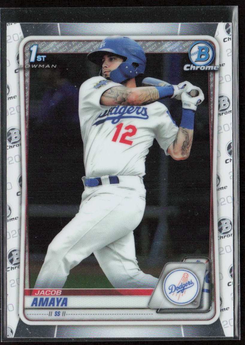 2020 Bowman Jacob Amaya Chrome Prospects