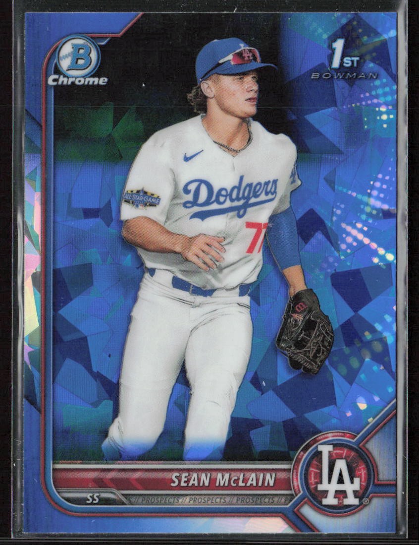 2022 Bowman Draft Sapphire Edition Sean McLain