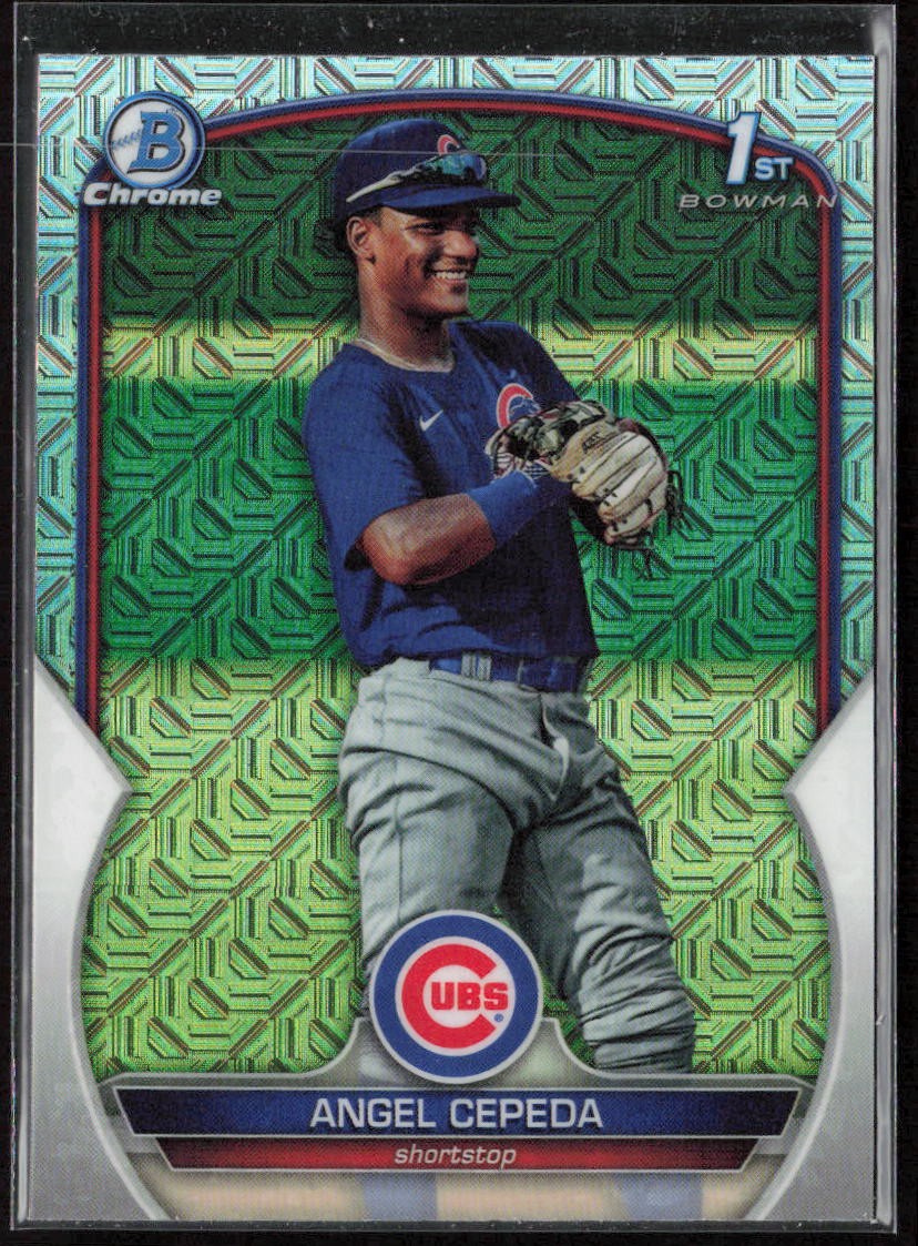 2023 Bowman Chrome Angel Cepeda Prospects Mojo Refractor