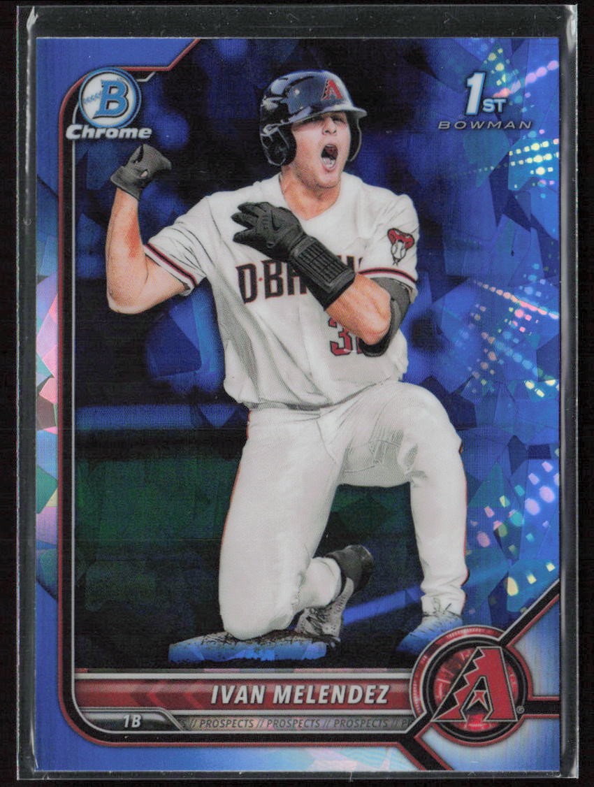 2022 Bowman Draft Sapphire Edition Ivan Melendez