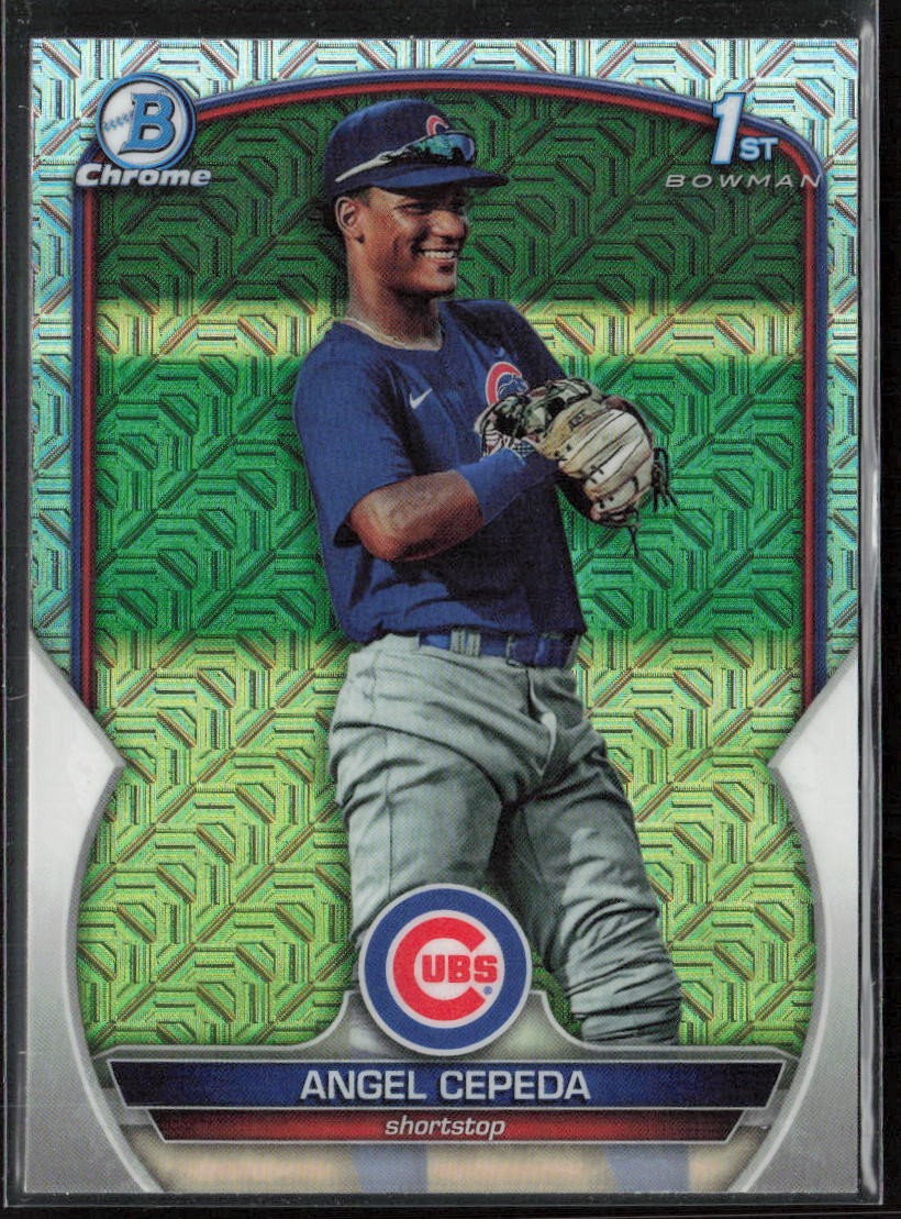 2023 Bowman Chrome Angel Cepeda Prospects Mojo Refractor