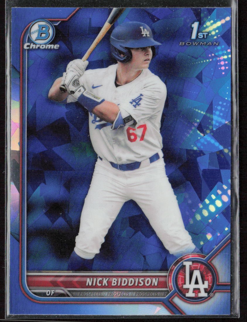 2022 Bowman Draft Sapphire Edition Nick Biddison