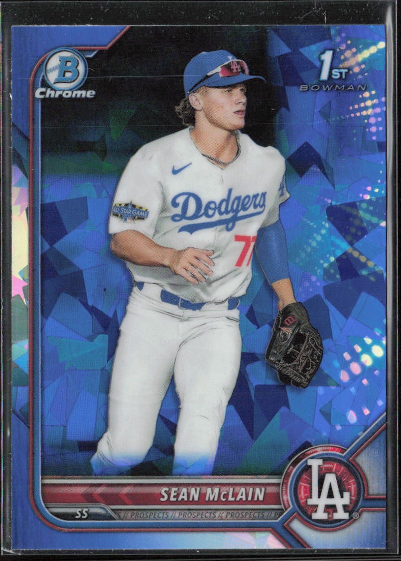 2022 Bowman Draft Sapphire Edition Sean McLain