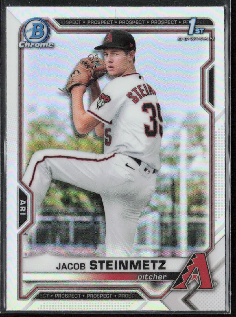 2021 Bowman Draft Jacob Steinmetz Chrome Refractor