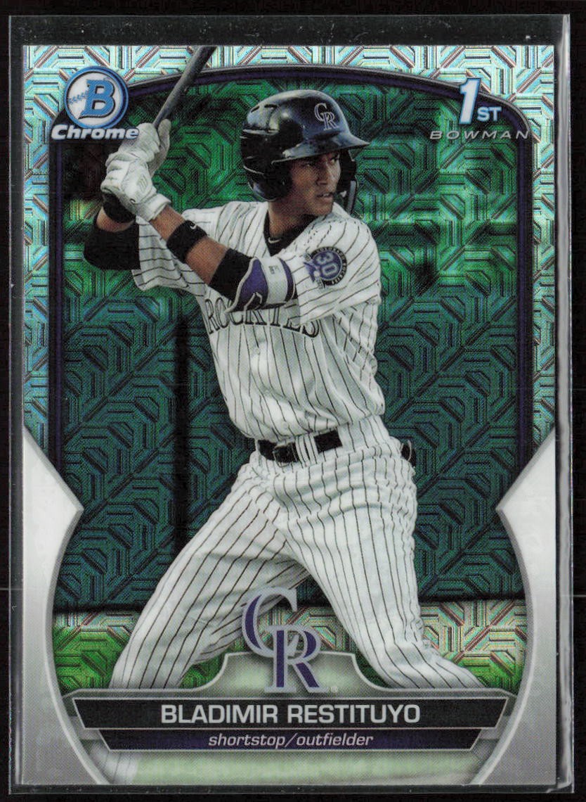 2023 Bowman Chrome Bladimir Restituyo Prospects Mojo Refractor