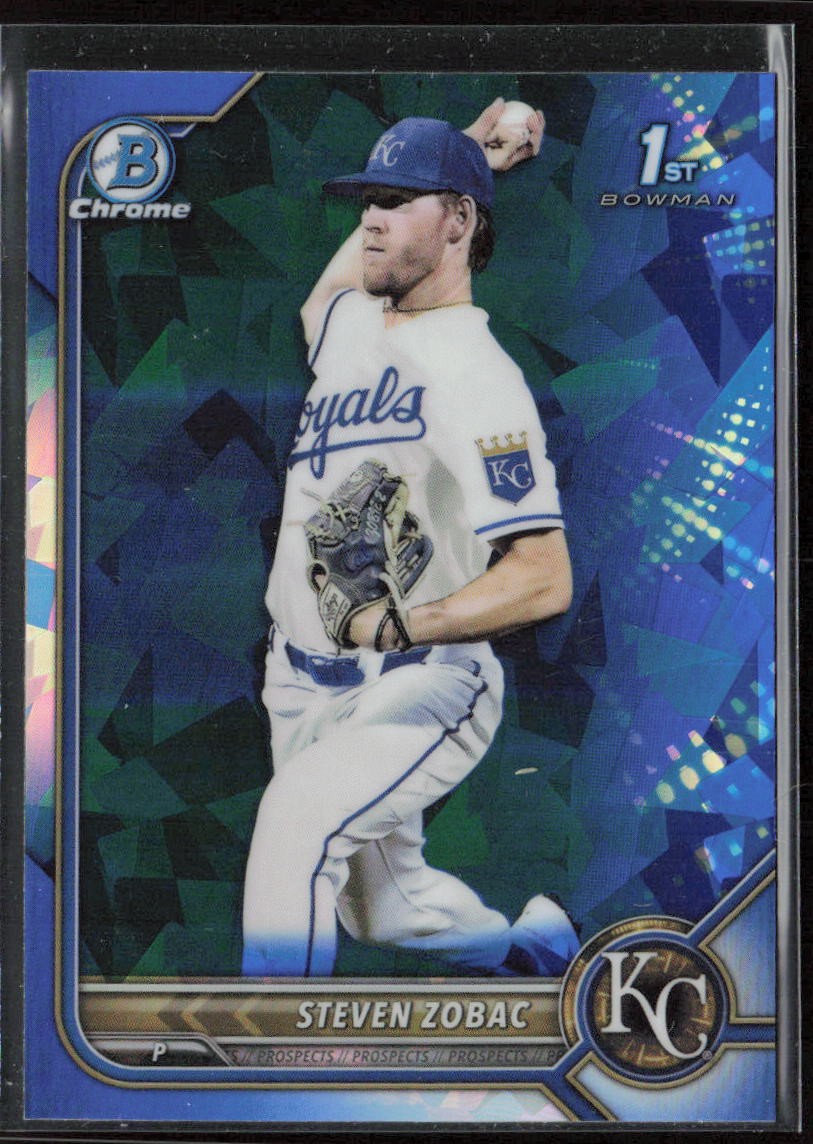 2022 Bowman Draft Sapphire Edition Steven Zobac