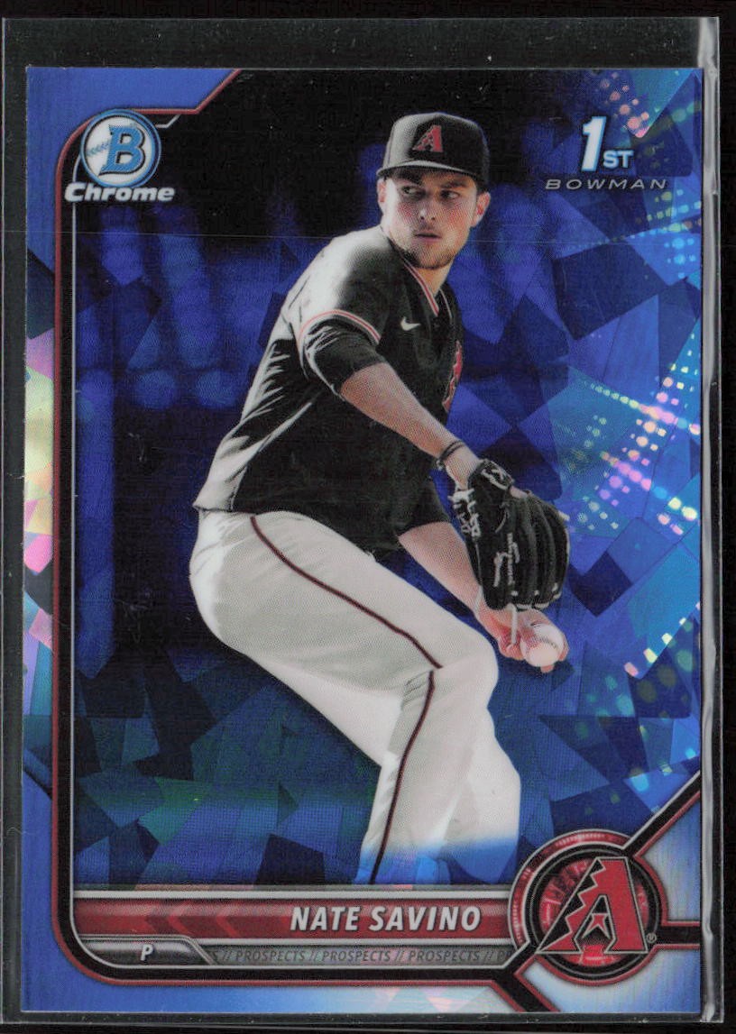 2022 Bowman Draft Sapphire Edition Nate Savino
