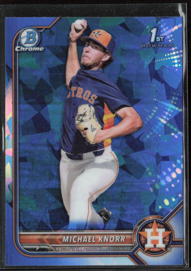 2022 Bowman Draft Sapphire Edition Michael Knorr
