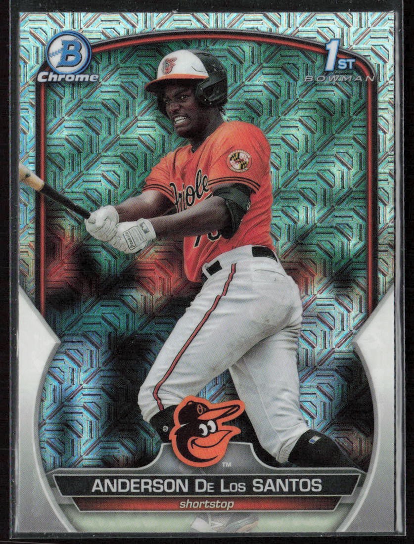 2023 Bowman Chrome Anderson De Los Santos Prospects Mojo Refractor