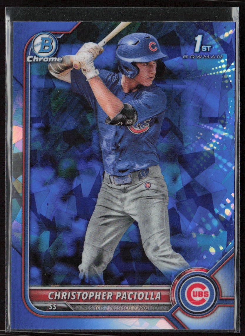 2022 Bowman Draft Sapphire Edition Christopher Paciolla