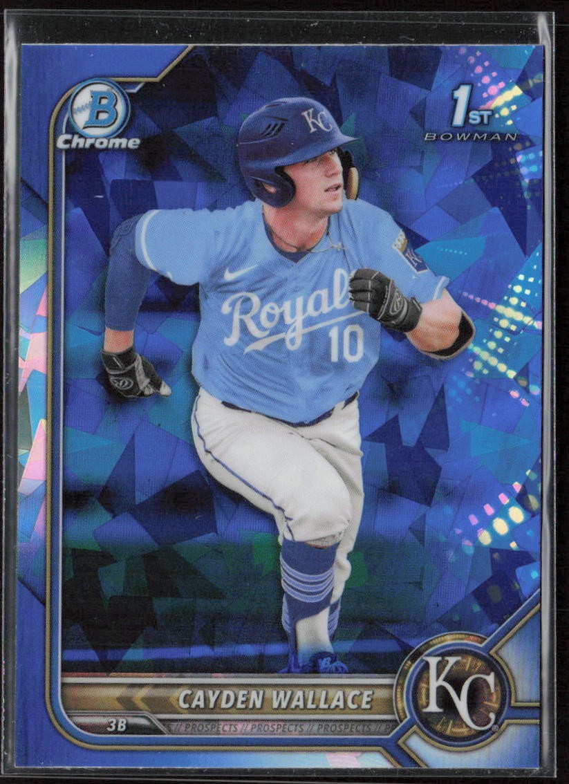 2022 Bowman Draft Sapphire Edition Cayden Wallace