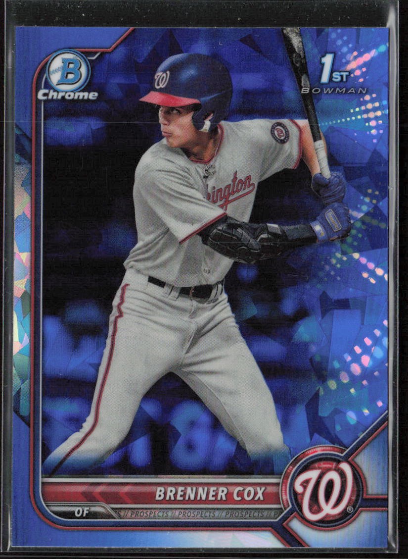 2022 Bowman Draft Sapphire Edition Brenner Cox