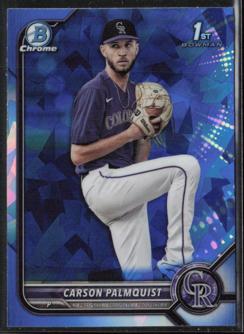 2022 Bowman Draft Sapphire Edition Carson Palmquist