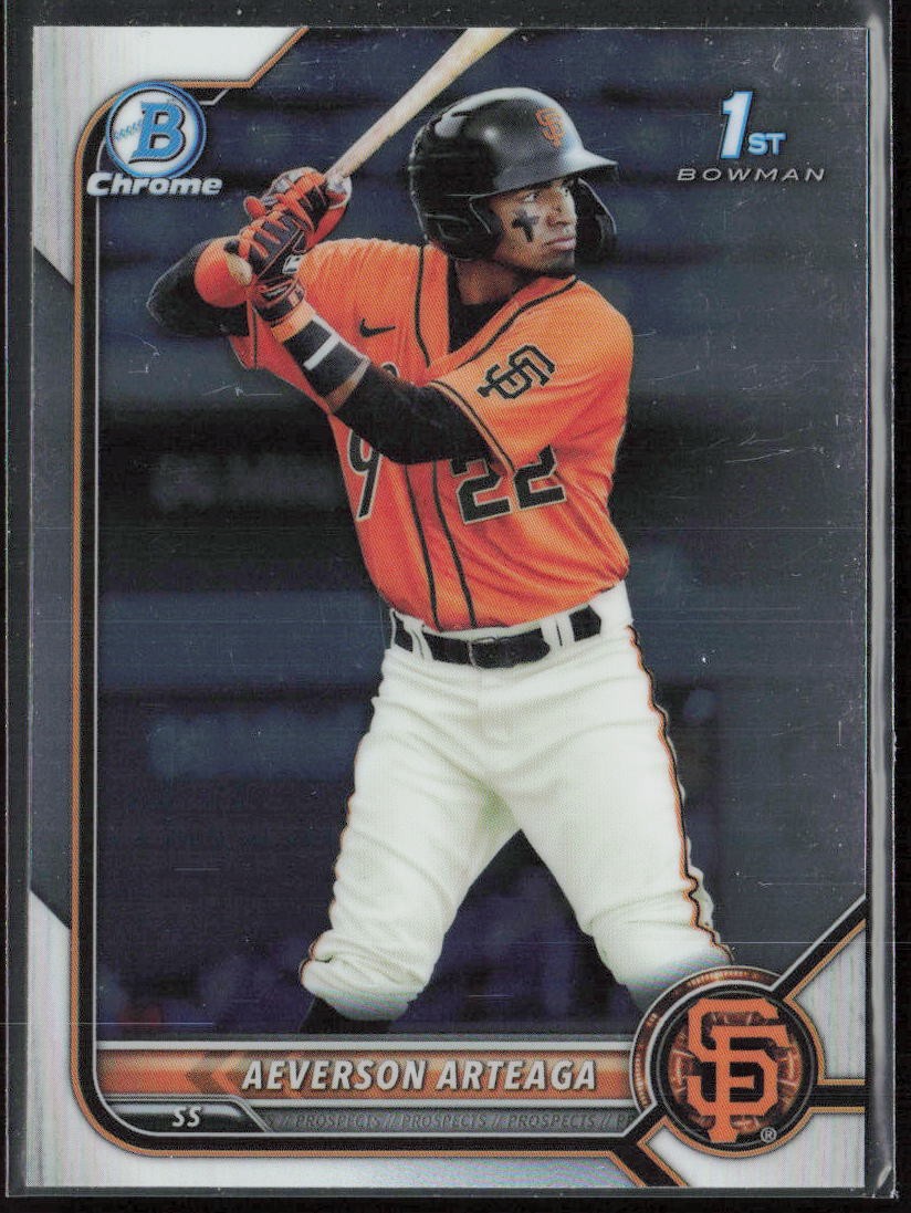 2022 Bowman Aeverson Arteaga Chrome Prospects