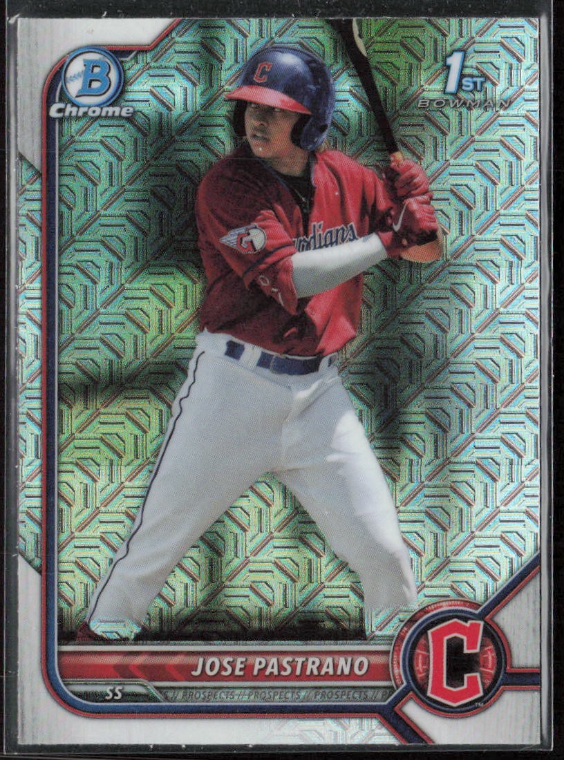 2022 Bowman Jose Pastrano Chrome Prospects Mojo Refractors
