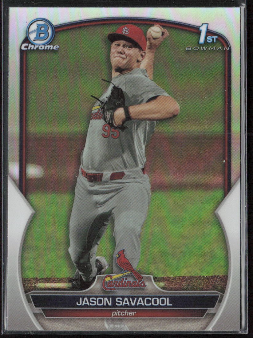 2023 Bowman Draft Jason Savacool Chrome Refractor