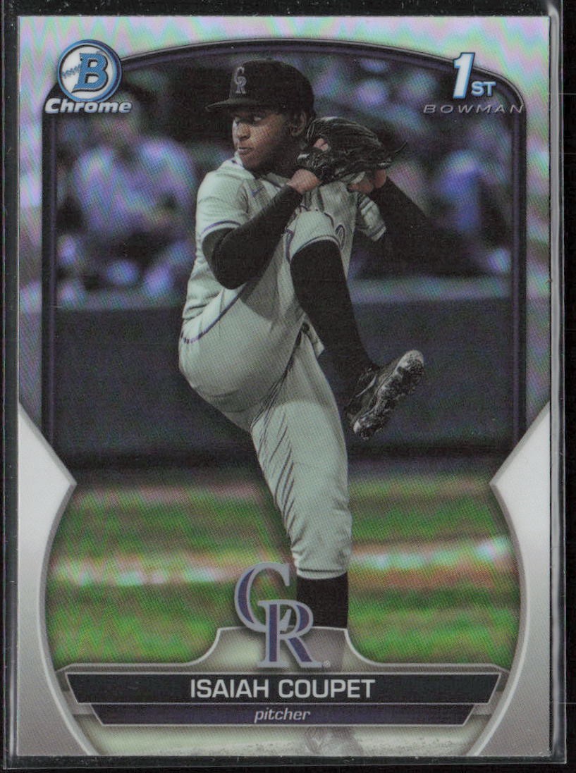 2023 Bowman Draft Isaiah Coupet Chrome Refractor