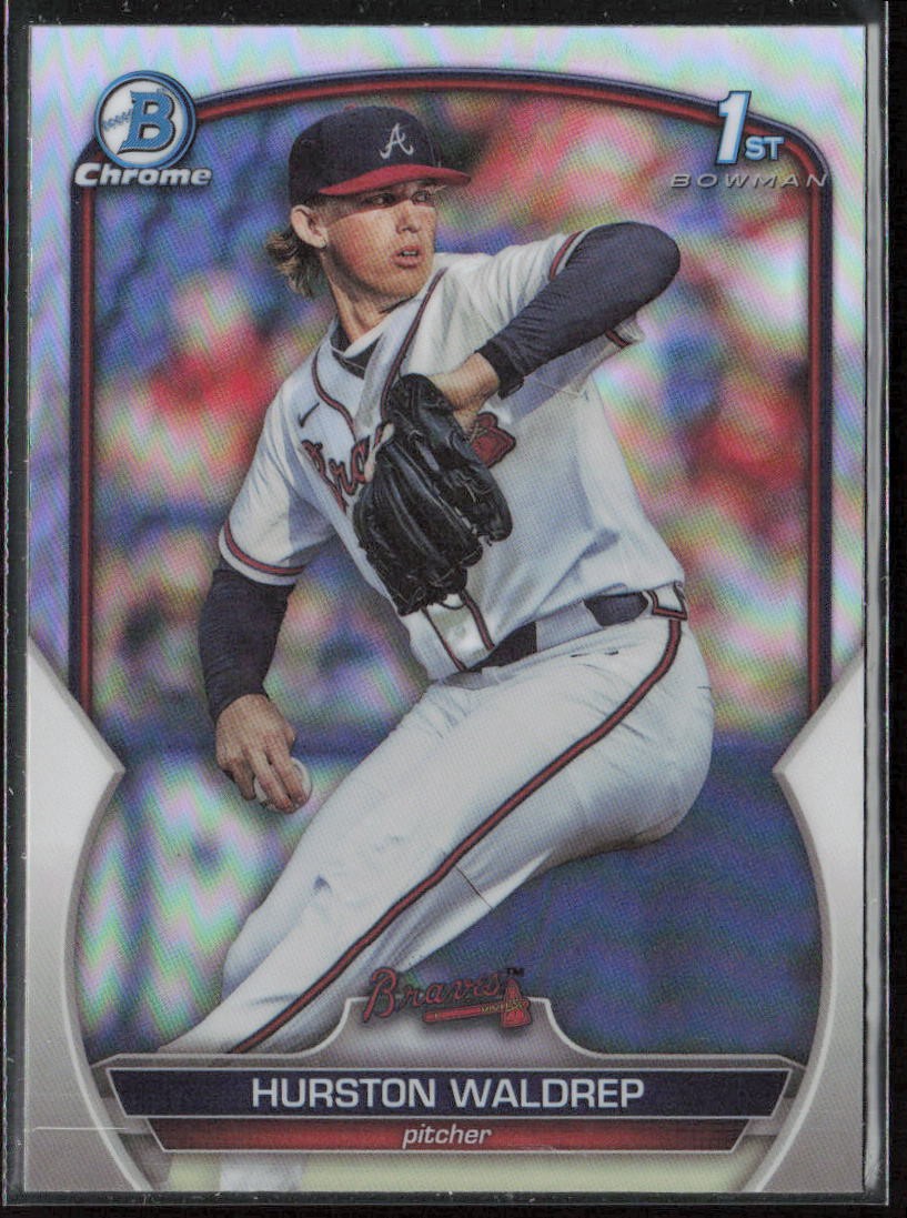 2023 Bowman Draft Hurston Waldrep Chrome Refractor