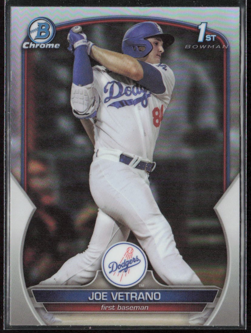 2023 Bowman Draft Joe Vetrano Chrome Refractor