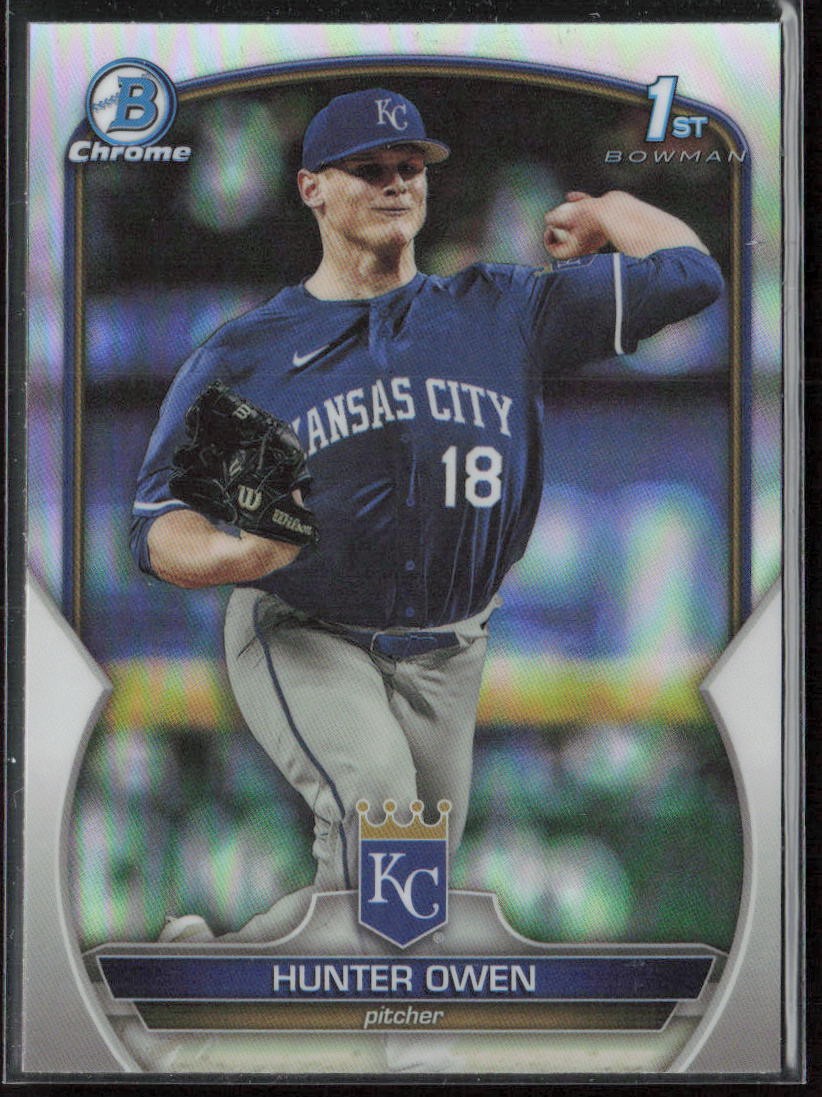 2023 Bowman Draft Hunter Owen Chrome Refractor