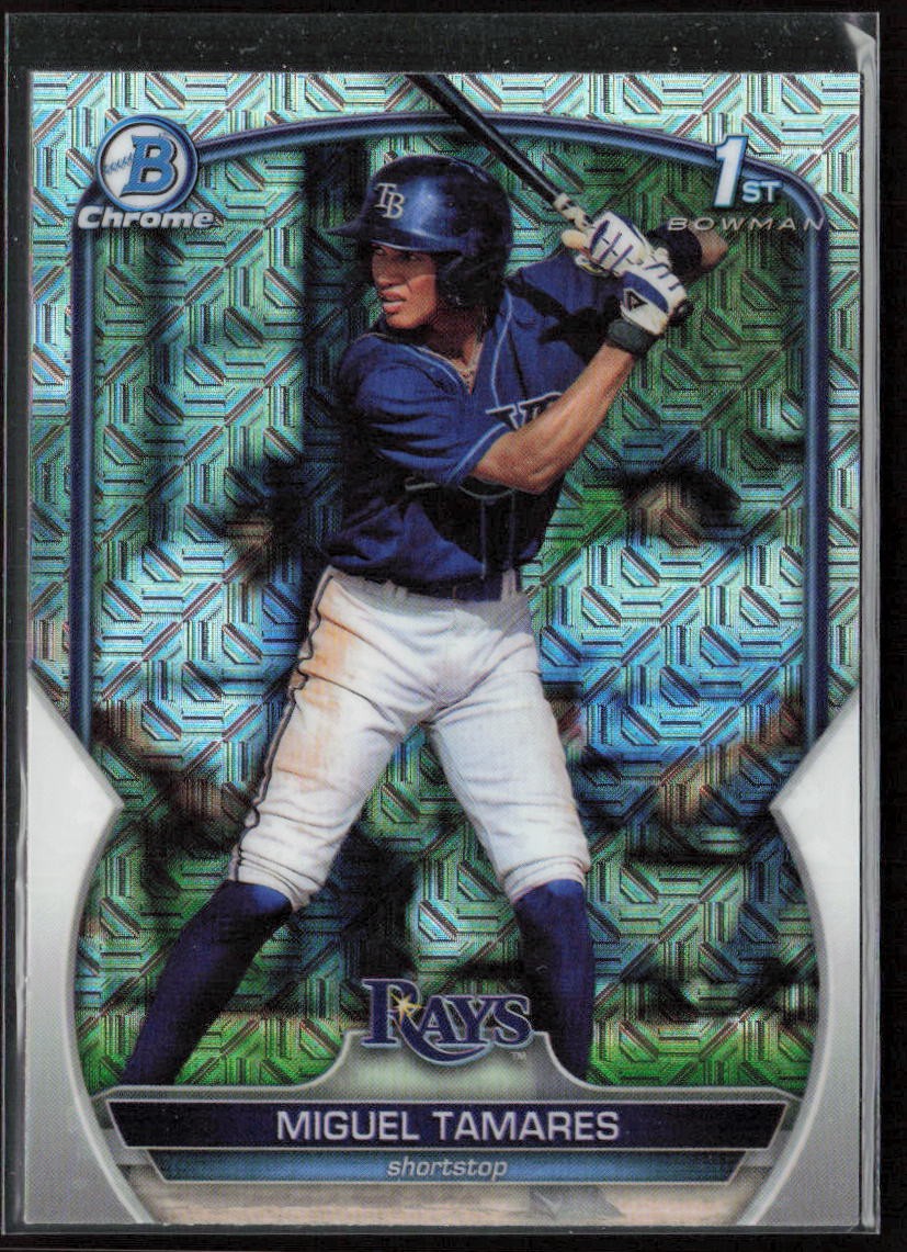 2023 Bowman Chrome Miguel Tamares Prospects Mojo Refractor