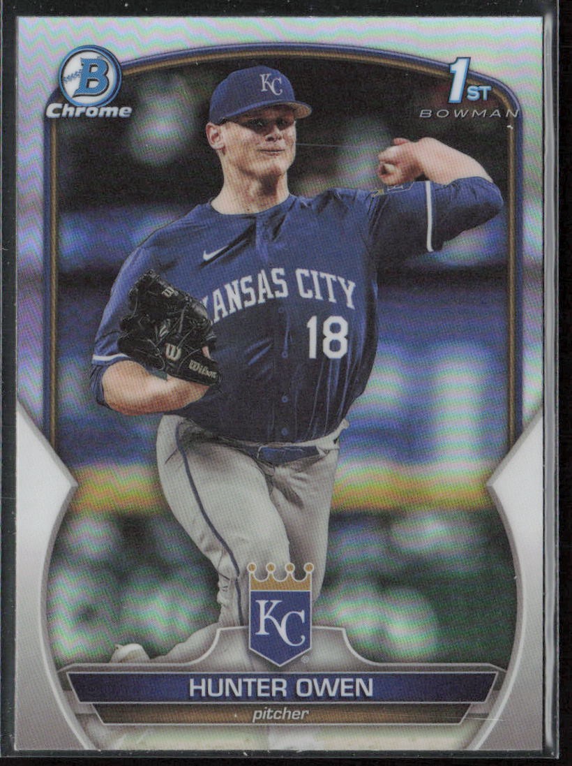 2023 Bowman Draft Hunter Owen Chrome Refractor