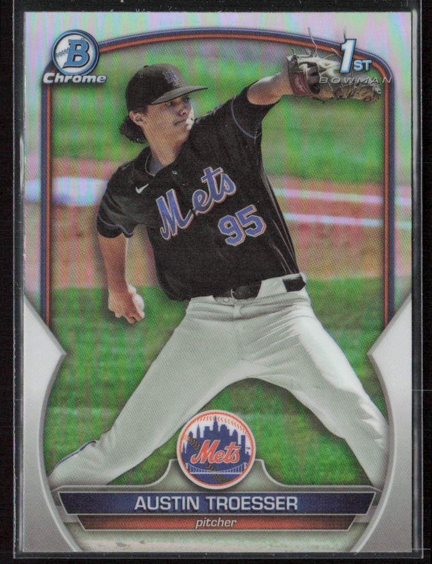 2023 Bowman Draft Austin Troesser Chrome Refractor