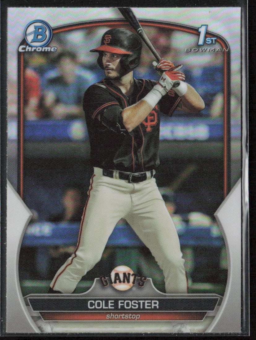 2023 Bowman Draft Cole Foster Chrome Refractor
