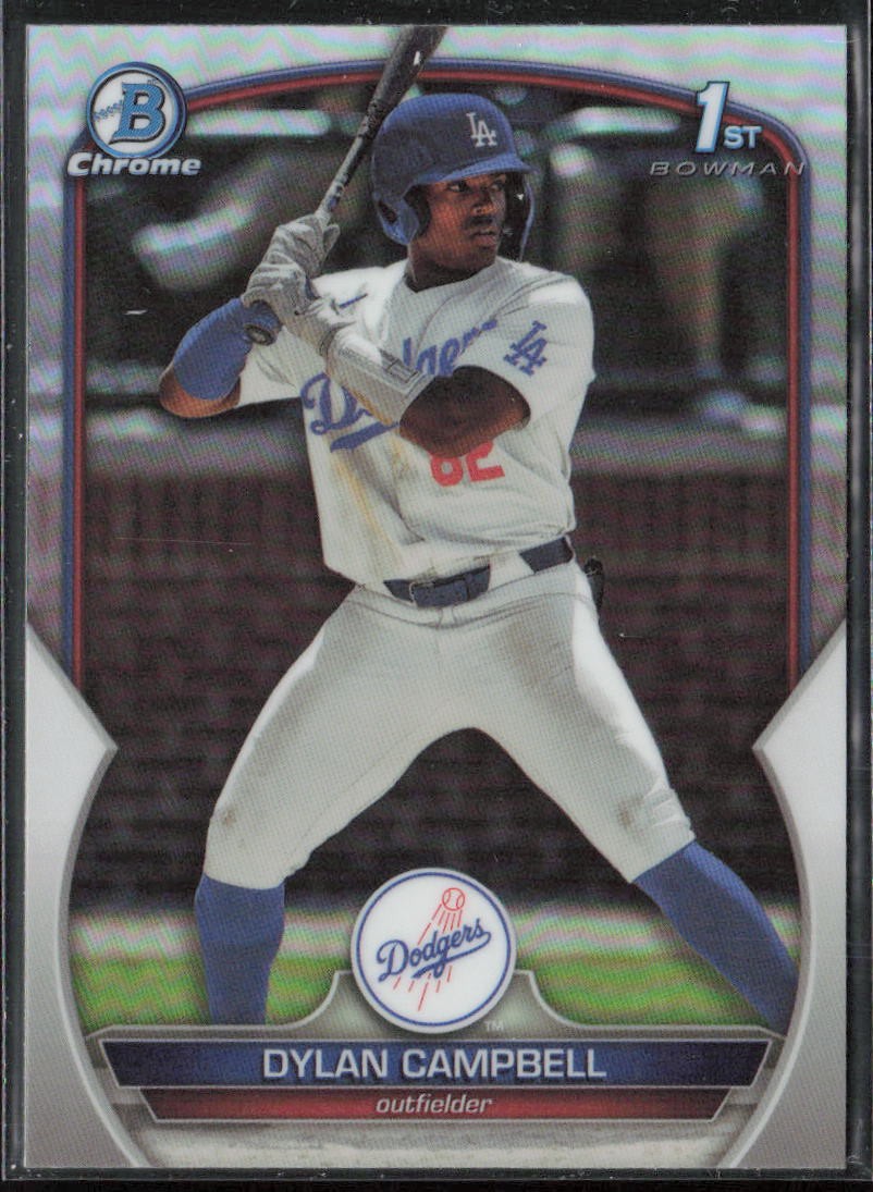 2023 Bowman Draft Dylan Campbell Chrome Refractor