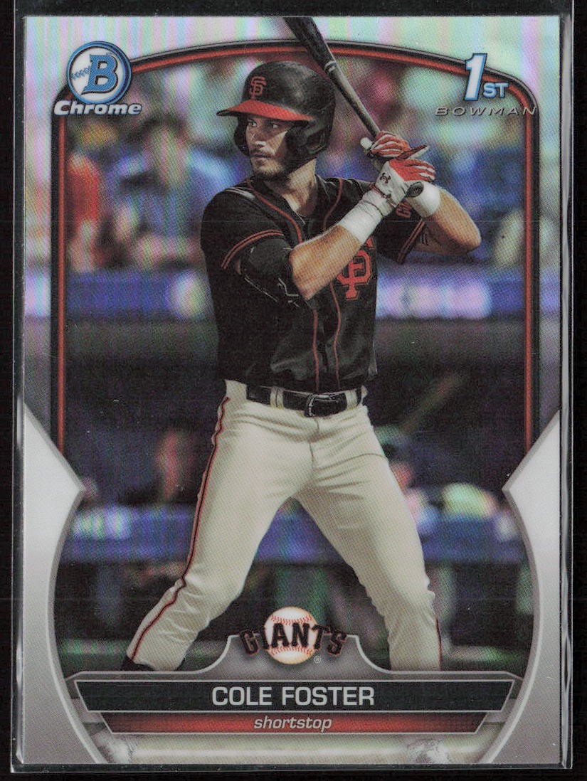 2023 Bowman Draft Cole Foster Chrome Refractor