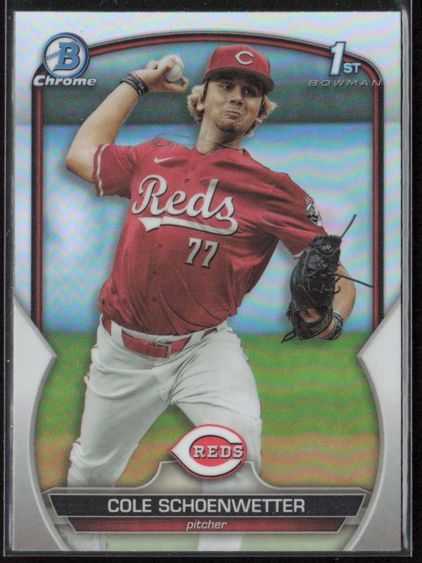 2023 Bowman Draft Cole Schoenwetter Chrome Refractor