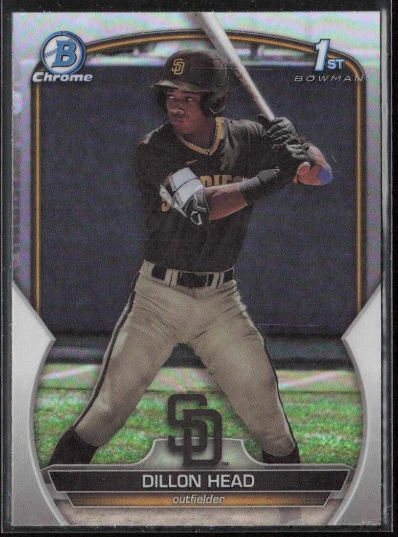 2023 Bowman Draft Dillon Head Chrome Refractor