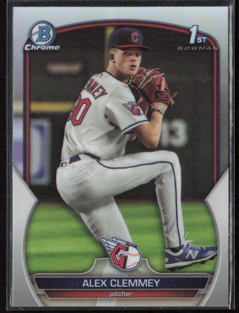 2023 Bowman Draft Alex Clemmey Chrome Refractor