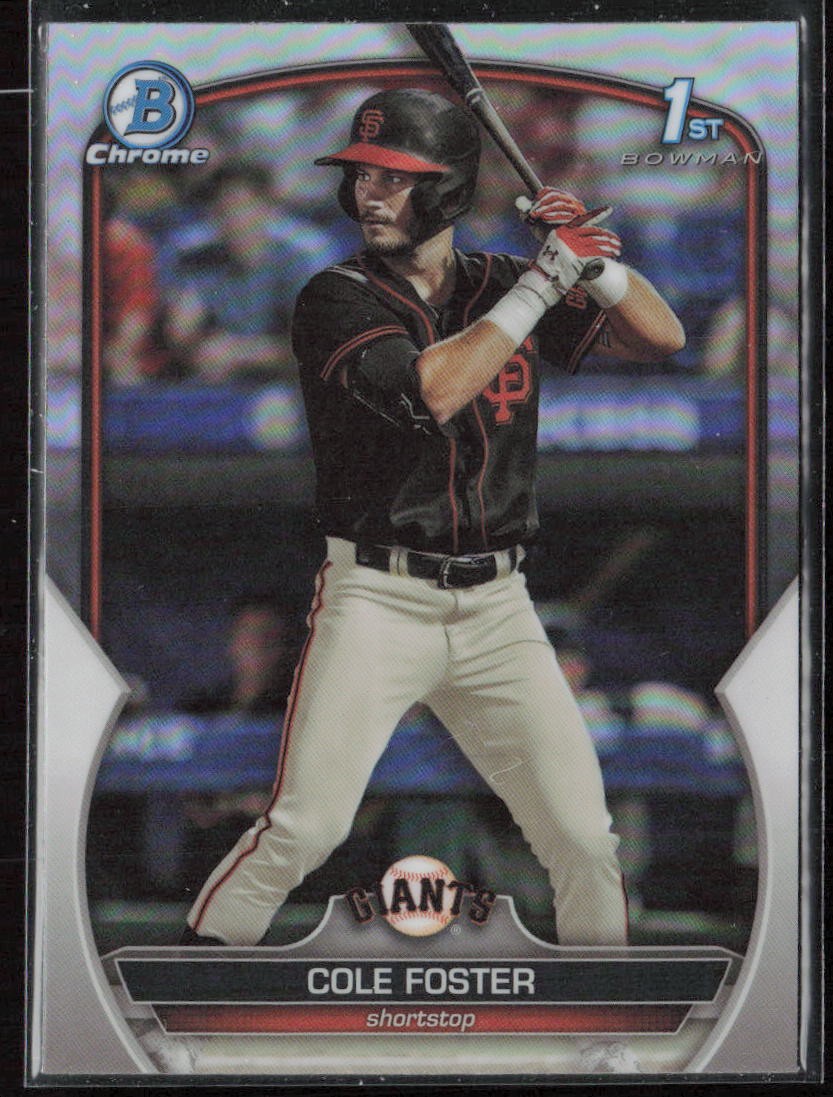 2023 Bowman Draft Cole Foster Chrome Refractor