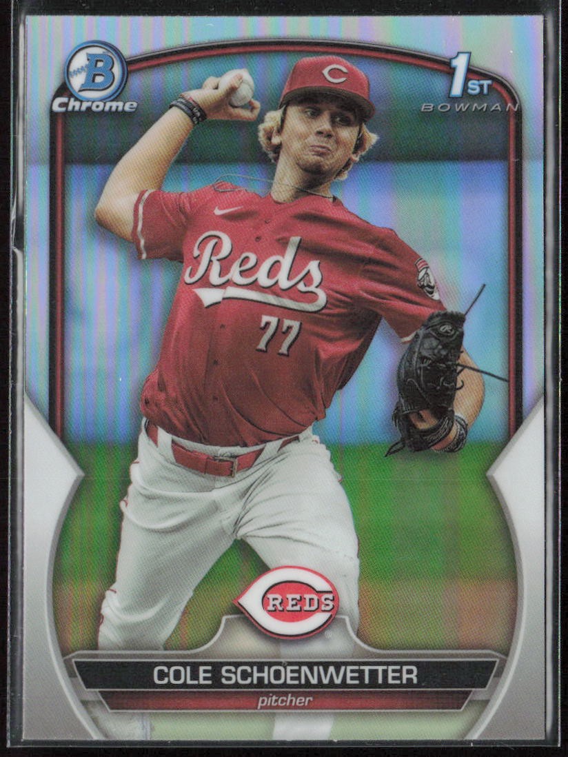2023 Bowman Draft Cole Schoenwetter Chrome Refractor