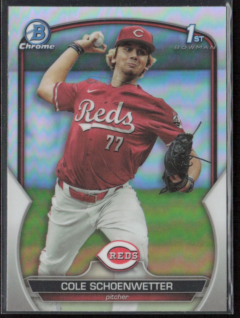 2023 Bowman Draft Cole Schoenwetter Chrome Refractor