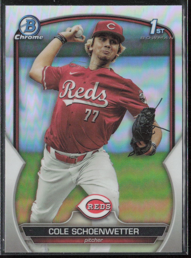 2023 Bowman Draft Cole Schoenwetter Chrome Refractor