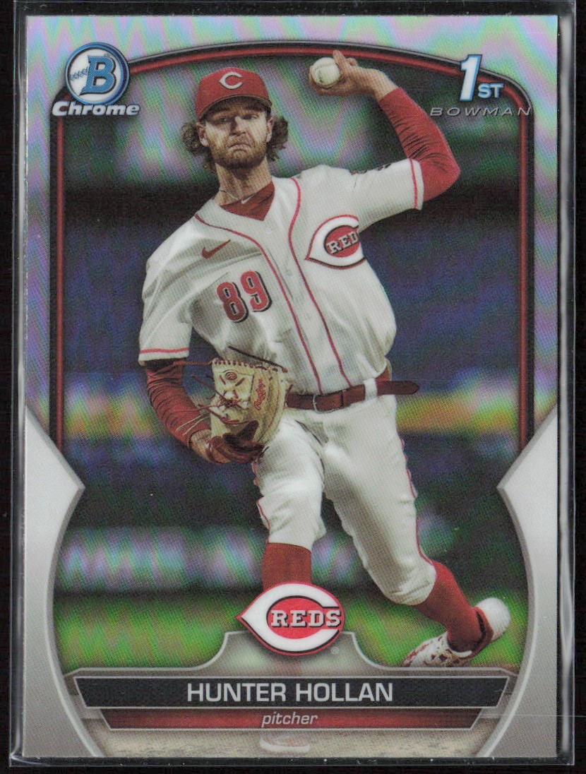 2023 Bowman Draft Hunter Hollan Chrome Refractor