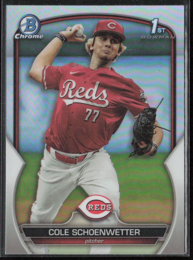 2023 Bowman Draft Cole Schoenwetter Chrome Refractor