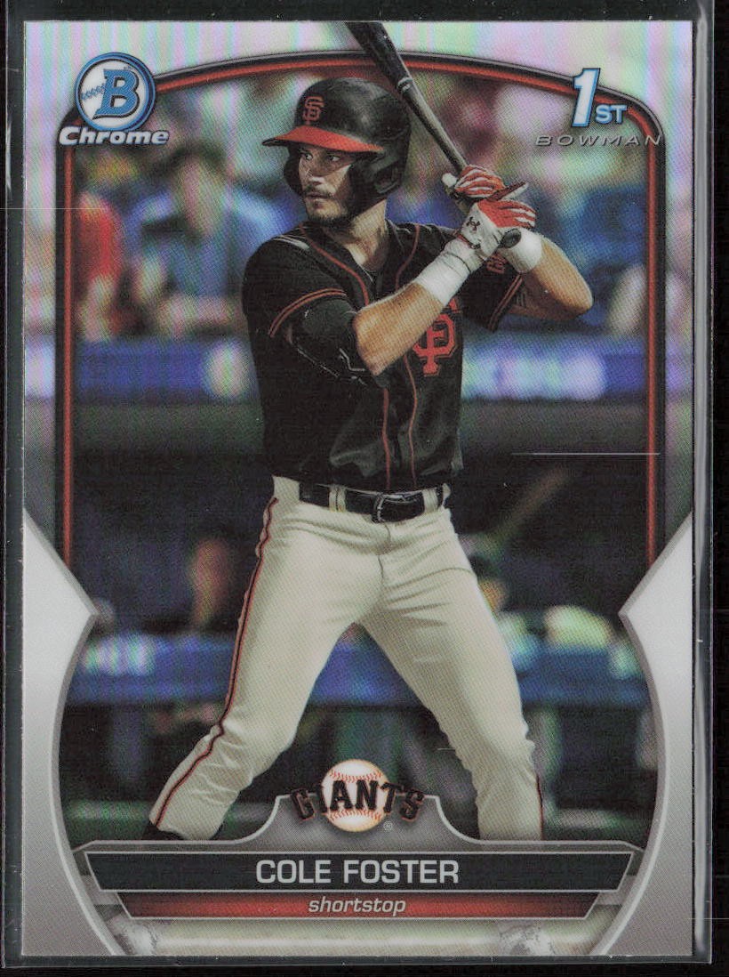 2023 Bowman Draft Cole Foster Chrome Refractor