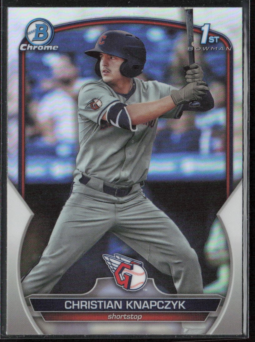 2023 Bowman Draft Christian Knapczyk Chrome Refractor