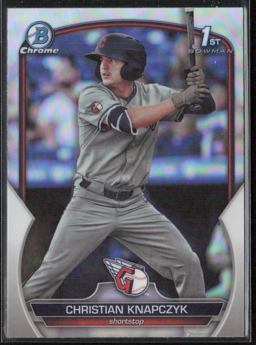 2023 Bowman Draft Christian Knapczyk Chrome Refractor