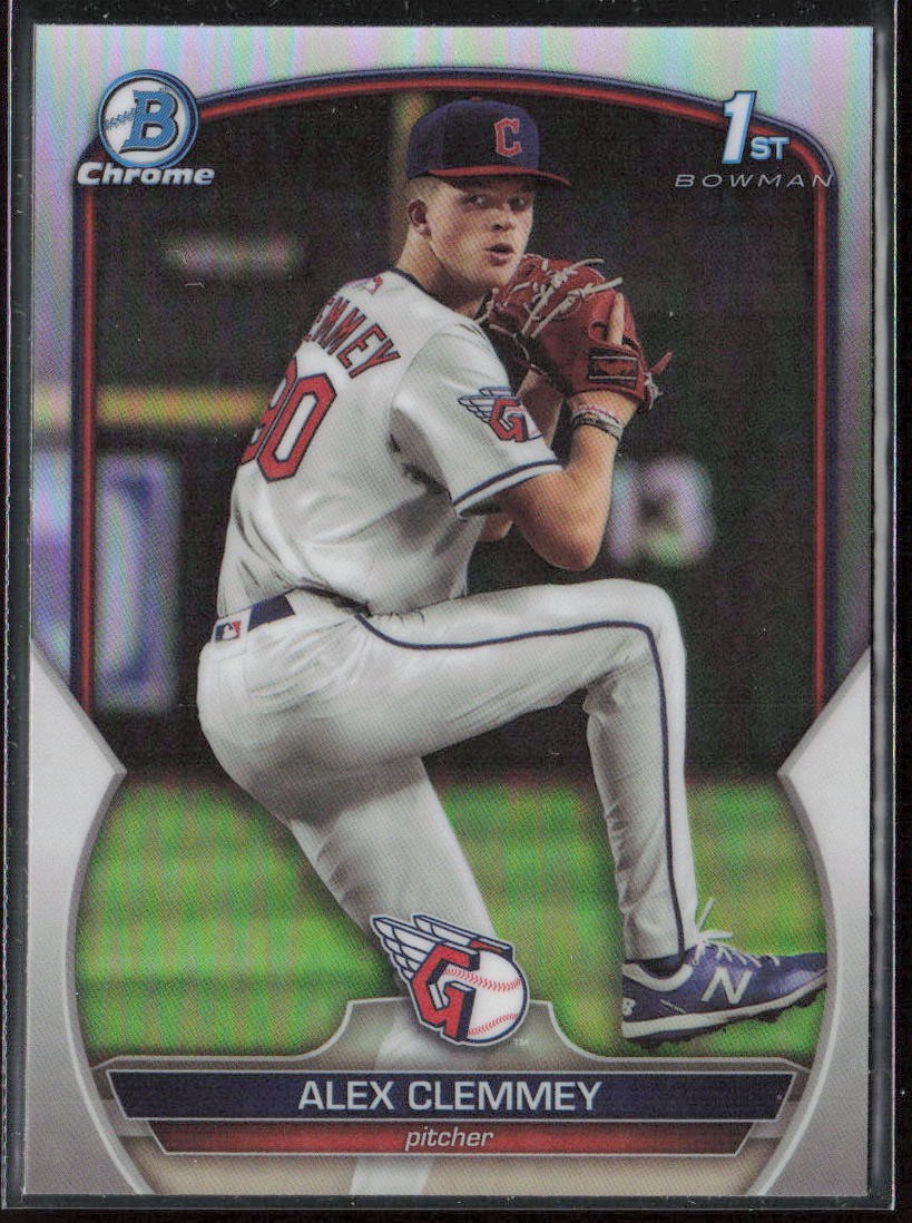 2023 Bowman Draft Alex Clemmey Chrome Refractor