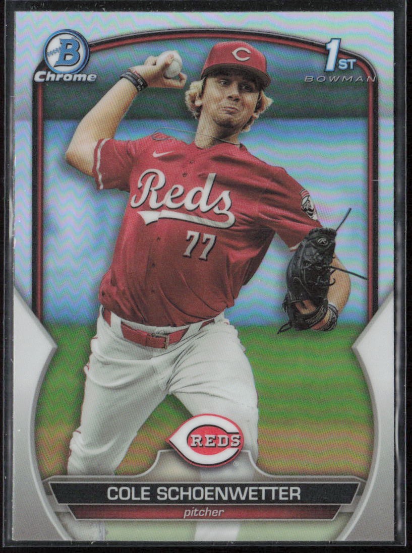 2023 Bowman Draft Cole Schoenwetter Chrome Refractor
