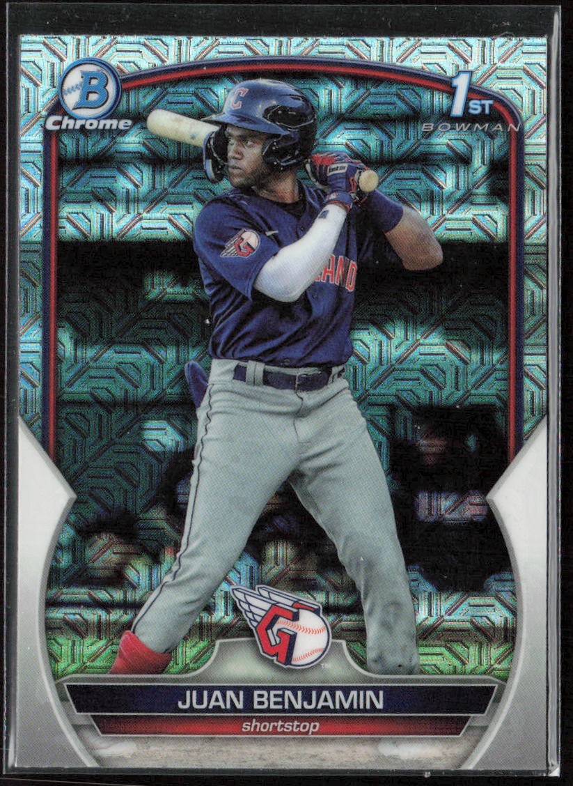 2023 Bowman Chrome Juan Benjamin Prospects Mojo Refractor