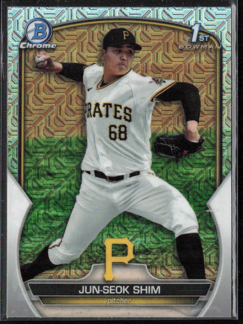 2023 Bowman Chrome Jun-Seok Shim Prospects Mojo Refractor