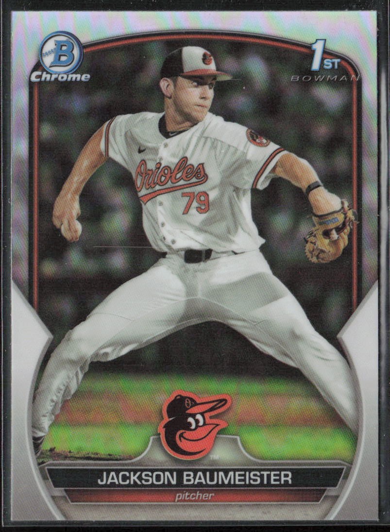 2023 Bowman Draft Jackson Baumeister Chrome Refractor