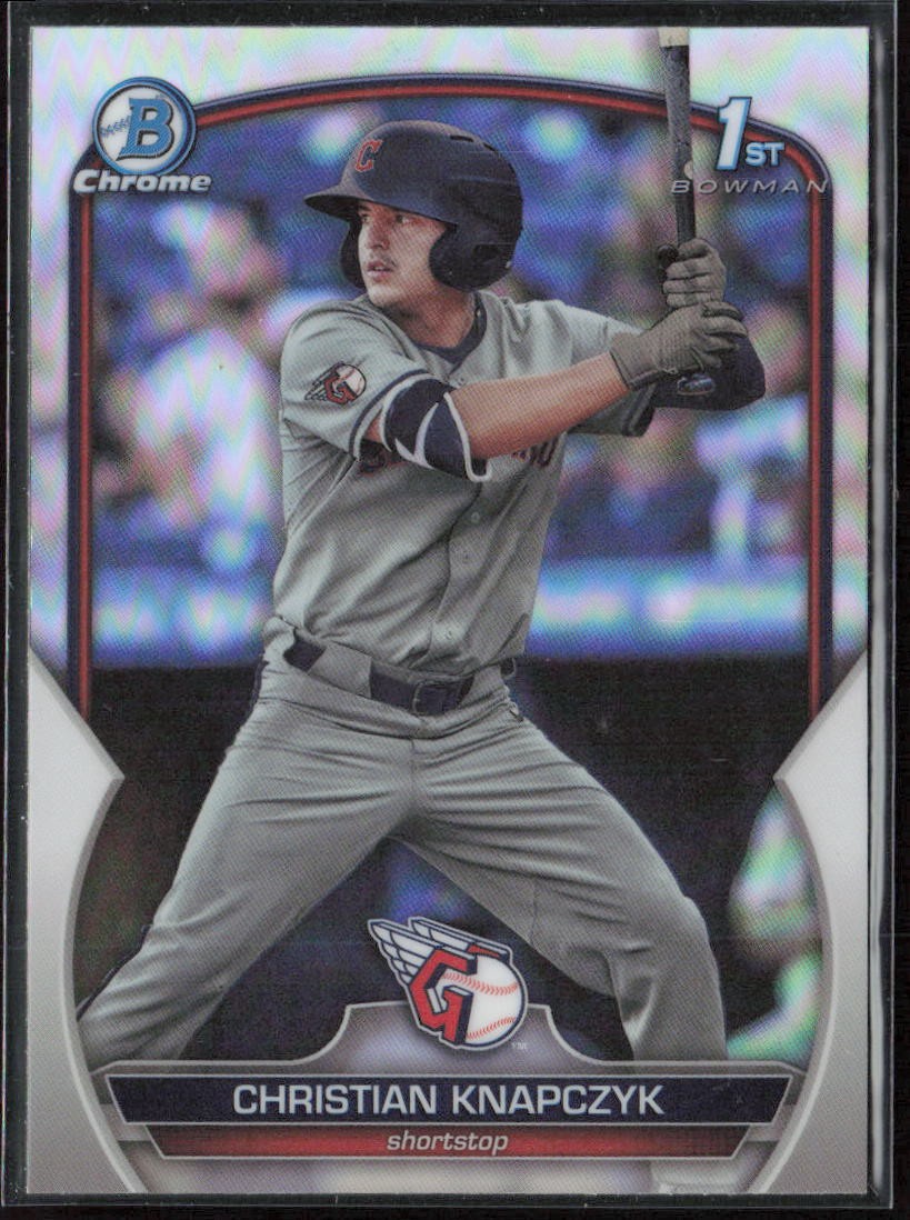 2023 Bowman Draft Christian Knapczyk Chrome Refractor