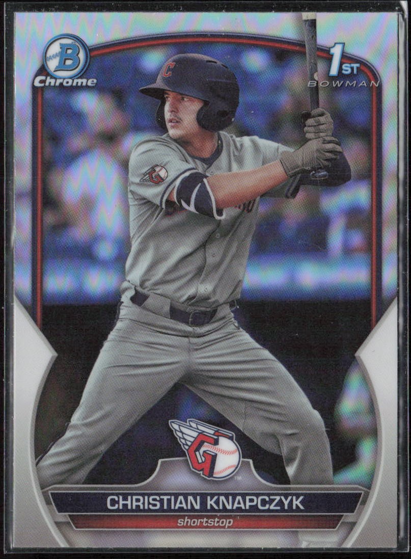 2023 Bowman Draft Christian Knapczyk Chrome Refractor